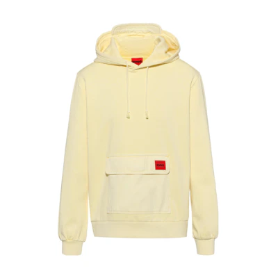 HUGO BOSS Casual Solid Pullover Sweater Light Yellow 50471640-741
