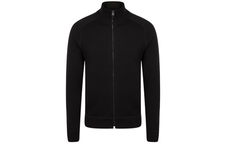 HUGO BOSS Classic Casual Zip-Up Jacket Black 50457685-001