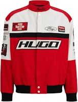 HUGO BOSS Color-Blocked Regular-Fit Jacket with Logo Stripe Print Multicolor . 50505424-693 HUGO BOSS Color-Blocked Regular-Fit Jacket with Logo Stripe Print Multicolor . 50505424-693