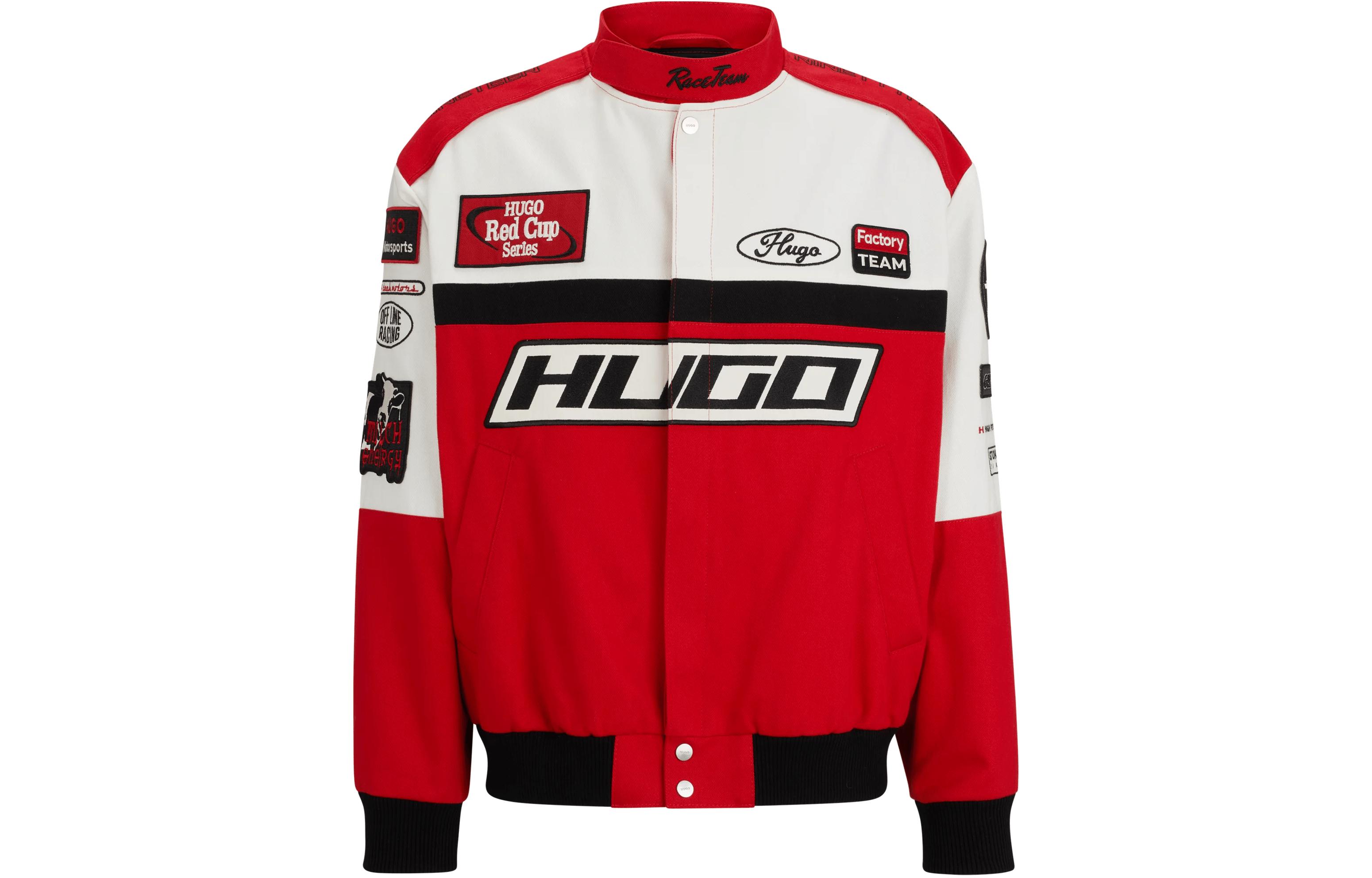 Order HUGO BOSS 拼色常規版型外套附條紋Logo印花 多色款 50505424-693