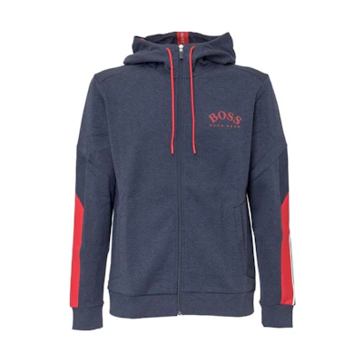 HUGO BOSS Colorblock Hoodie Blue Long Sleeve 50430548-413