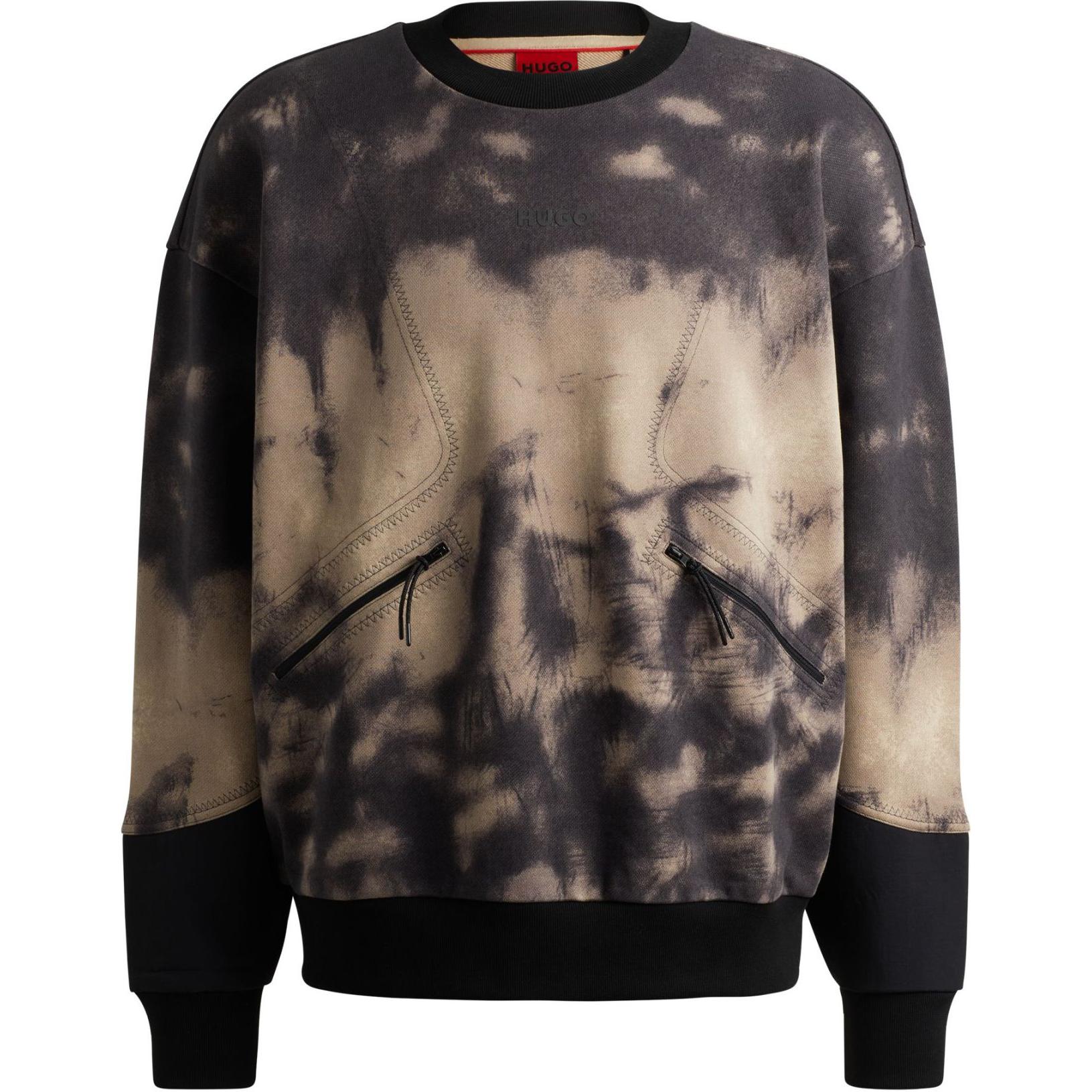 Order HUGO BOSS 拼色標誌圓領長袖男士休閒上衣 多色 50516667-210