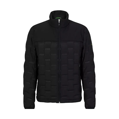 HUGO BOSS Colorblock Logo Quilted Jacket for Men 50485935-001