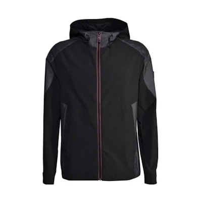 HUGO BOSS Colorblock Logo Zip Hoodie Jacket - Black 50456411-001