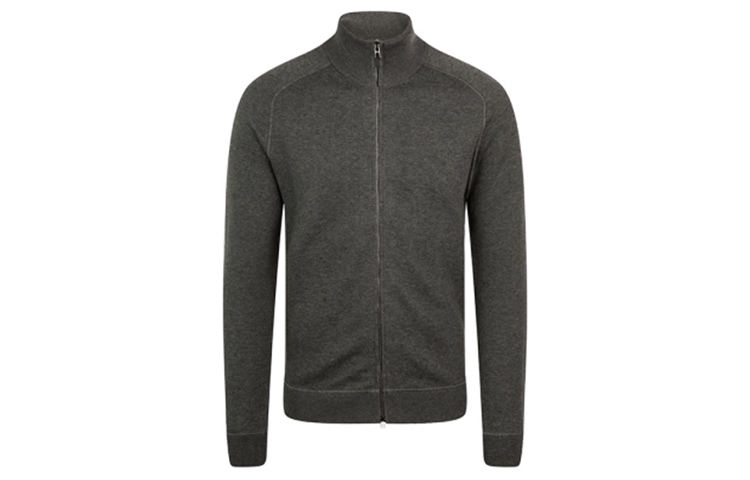 HUGO BOSS Colorblock Zip-Up Jacket for Men in Dark Gray 50457685-030