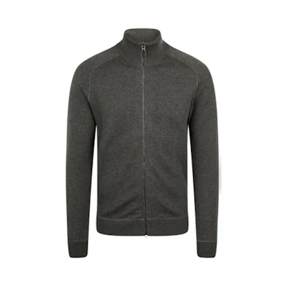 HUGO BOSS Colorblock Zip-Up Jacket for Men in Dark Gray 50457685-030