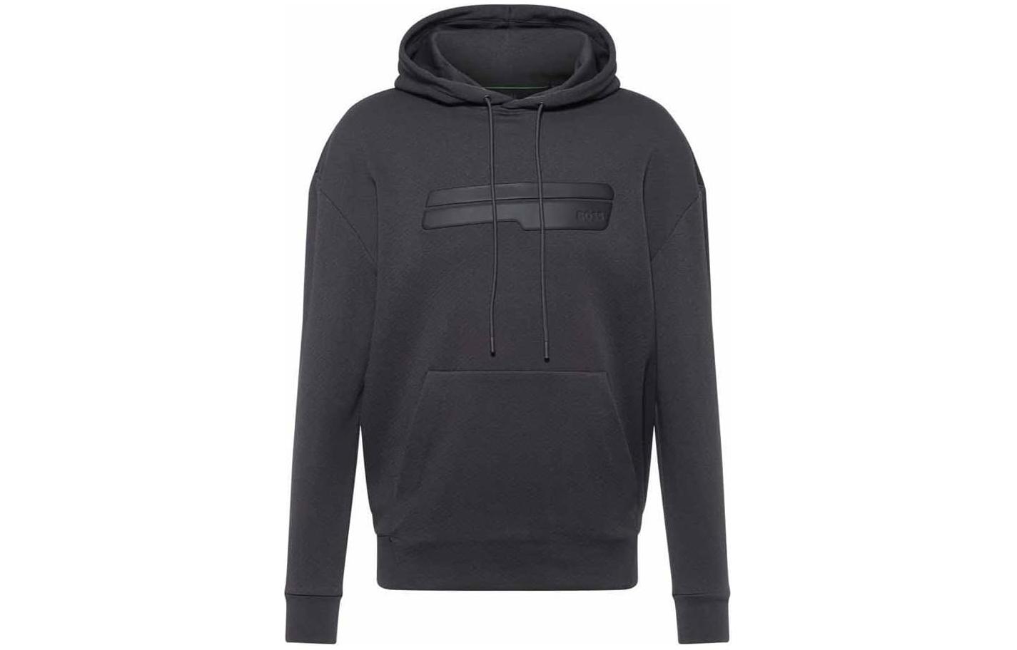 HUGO BOSS Cotton-Blend Relaxed-Fit Hoodie with Logo Artwork 50511400-052 圖 2
