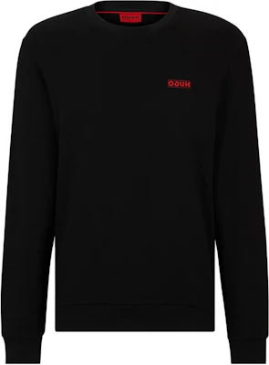 HUGO BOSS 棉質反轉Logo黑色圓領長袖運動上衣 50483666-001 Buy HUGO BOSS 棉質反轉Logo黑色圓領長袖運動上衣 50483666-001