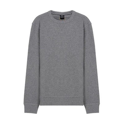 HUGO BOSS Cotton Crewneck Long-Sleeve Sweatshirt Grey 50426608-051