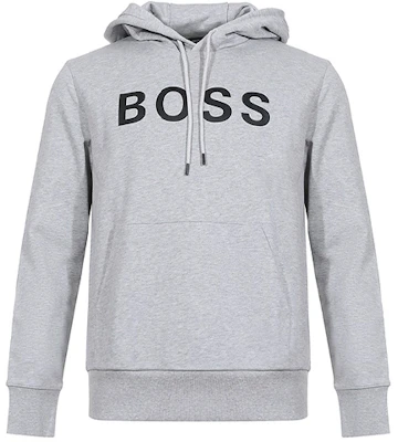 HUGO BOSS 棉質連帽灰色休閒上衣 50432386-072 Order HUGO BOSS 棉質連帽灰色休閒上衣 50432386-072