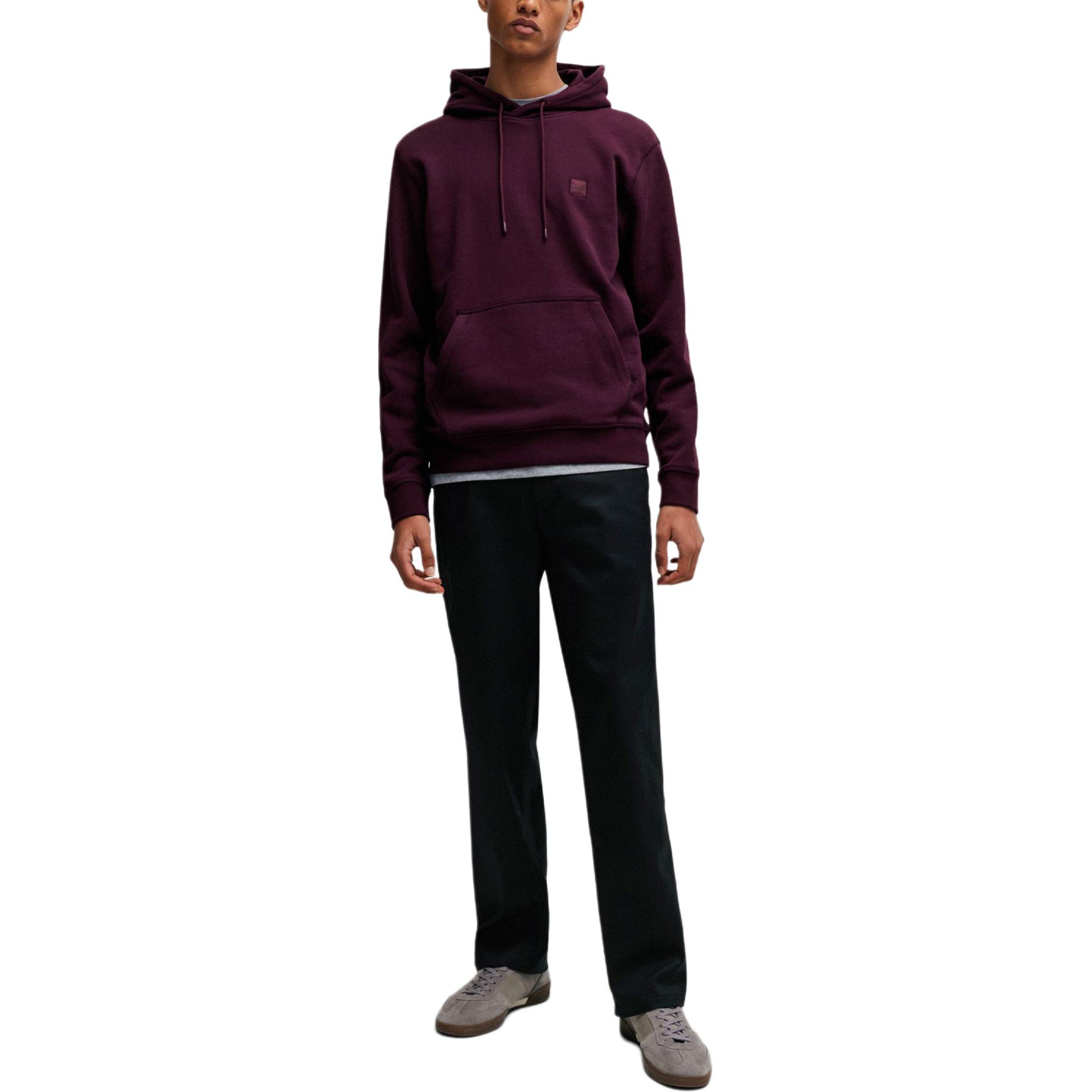 Purchase HUGO BOSS 棉质毛巾布贴标连帽长袖卫衣 米色 50509314-271