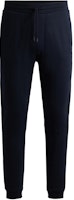 HUGO BOSS Cotton Terry Relaxed Fit Tracksuit Pants with Logo Patch - Blue. 50509303-404 HUGO BOSS Cotton Terry Relaxed Fit Tracksuit Pants with Logo Patch - Blue. 50509303-404