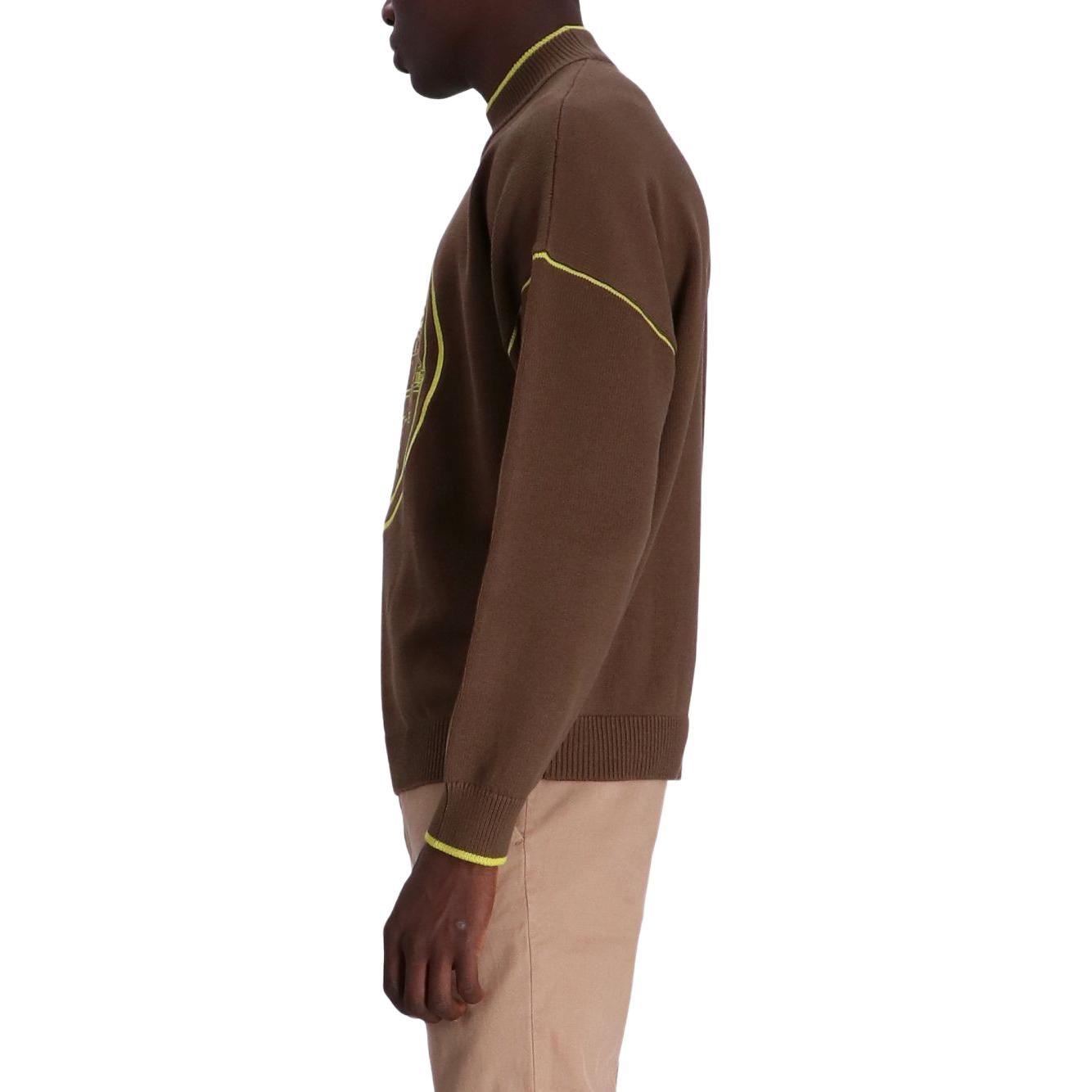 Purchase HUGO BOSS 圓領標誌印花套頭衫 棕綠色 50496955-361