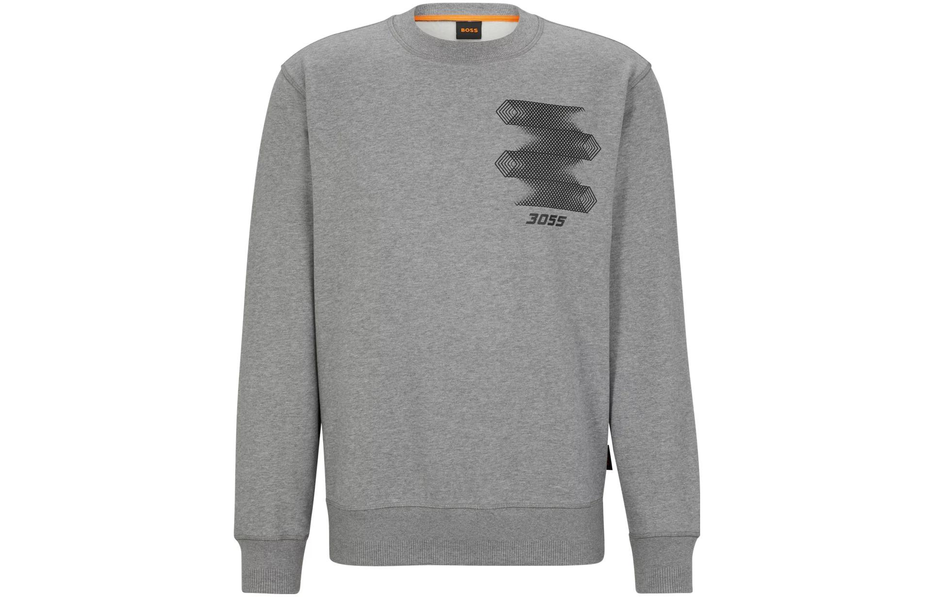 HUGO BOSS Crewneck Pullover Sweatshirt Men’s Grey 50497104-051