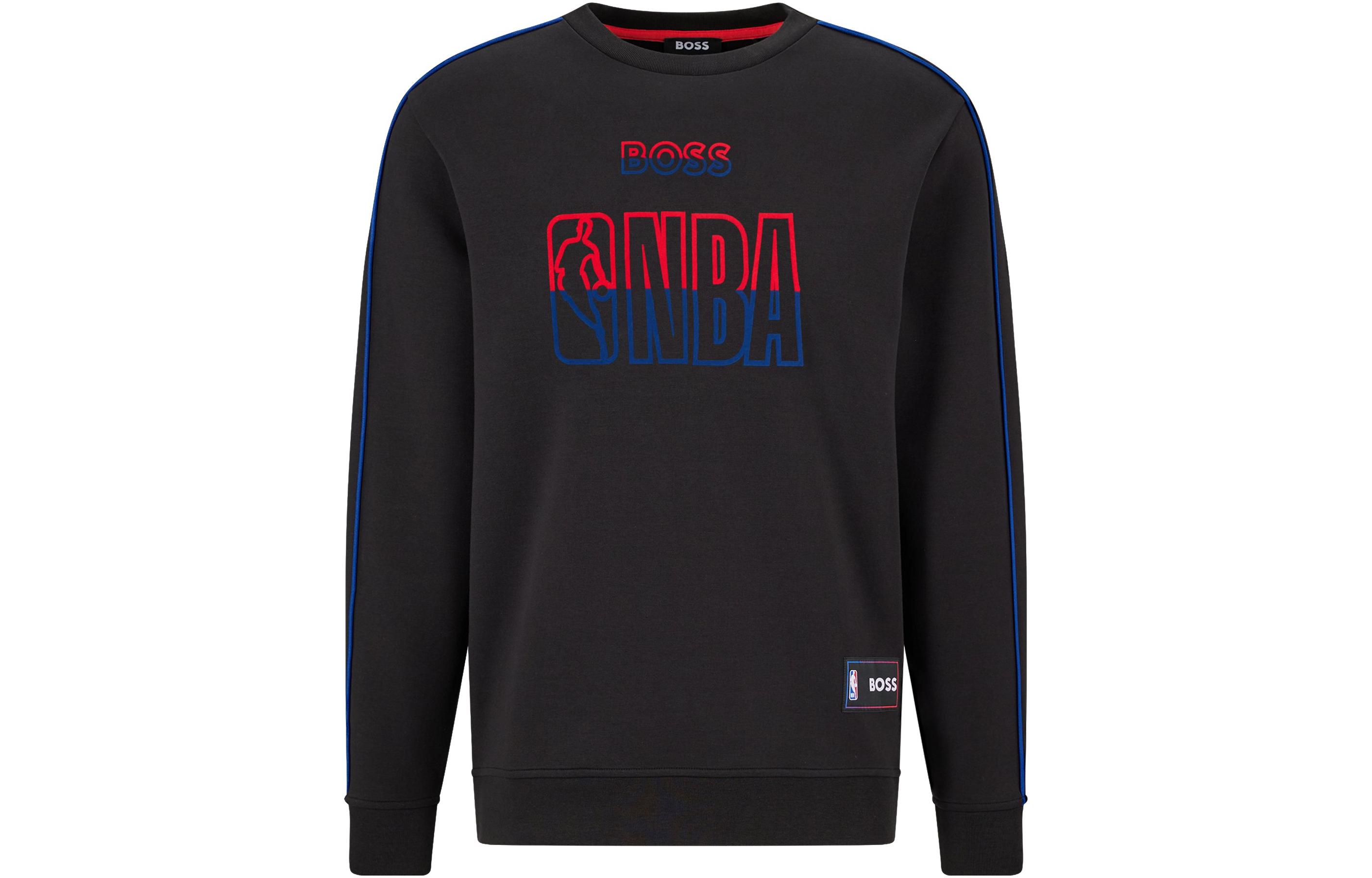 HUGO BOSS Dark Grey Cotton Blend Hooded Sweatshirt 50477351-001