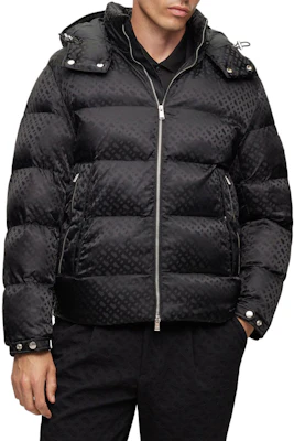 휴고 보스 남성용 탈부착 후드 코튼 자켓 - 블랙 50499813-001 Shop 휴고 보스 남성용 탈부착 후드 코튼 자켓 - 블랙 50499813-001