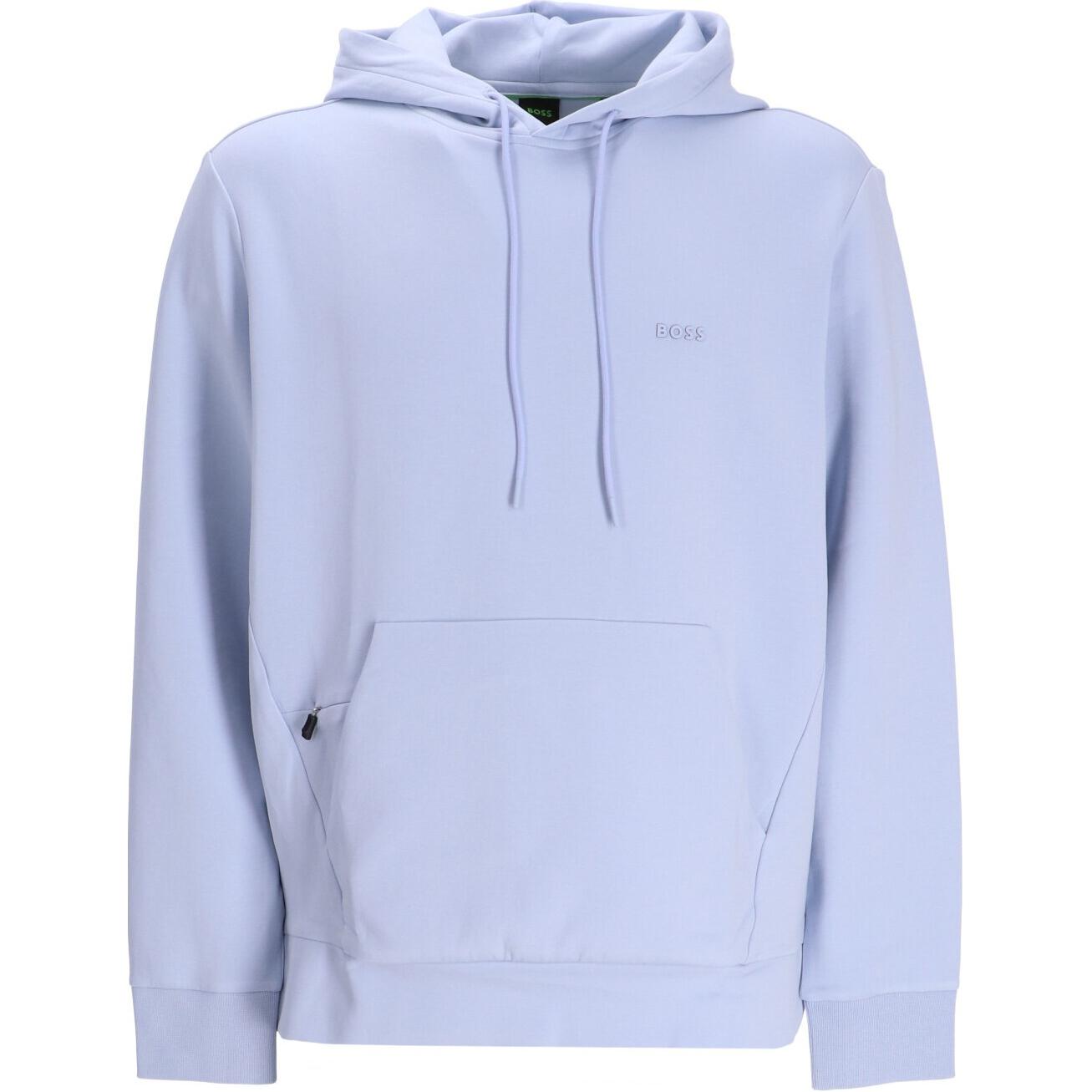 HUGO BOSS Embroidered Logo Hoodie Light Purple 50506130-527
