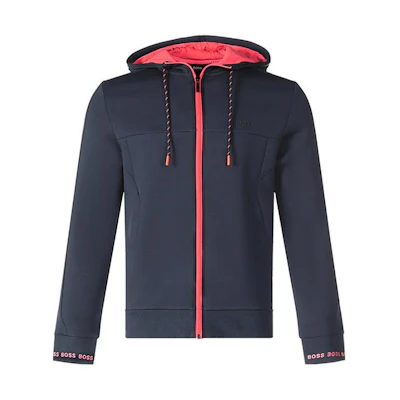 HUGO BOSS Embroidered Logo Navy Sweatshirt for Men 50457043-410