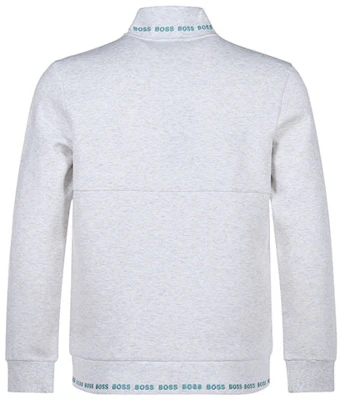 HUGO BOSS Jaket Sukan Berkolar Sulaman Kelabu Muda 50452631-057 Lookbook HUGO BOSS Jaket Sukan Berkolar Sulaman Kelabu Muda 50452631-057