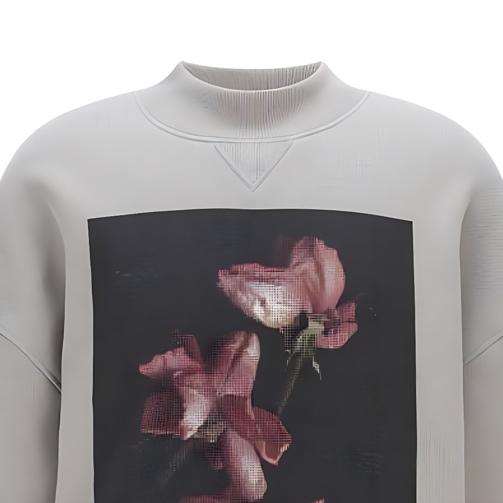 HUGO BOSS Floral Print Crewneck Sweatshirt Grey 50456990-051 圖 6