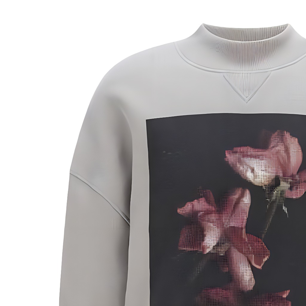 HUGO BOSS Floral Print Crewneck Sweatshirt Grey 50456990-051 圖 7