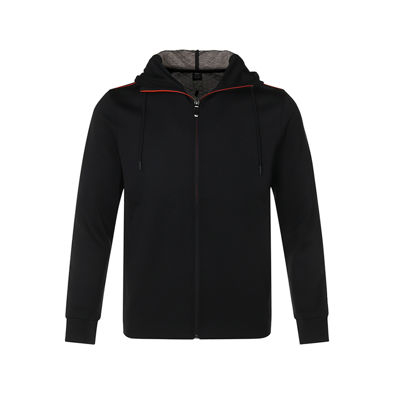 HUGO BOSS Full-Zip Hoodie Jacket Black 50457520-001