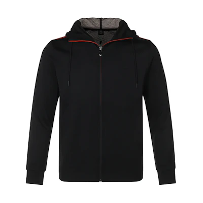 HUGO BOSS Full-Zip Hoodie Jacket Black 50457520-001