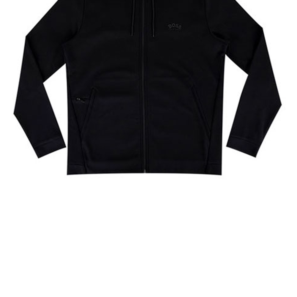 HUGO BOSS FW21 Black Logo Zipper Hoodie Jacket 50455083-001 圖 7