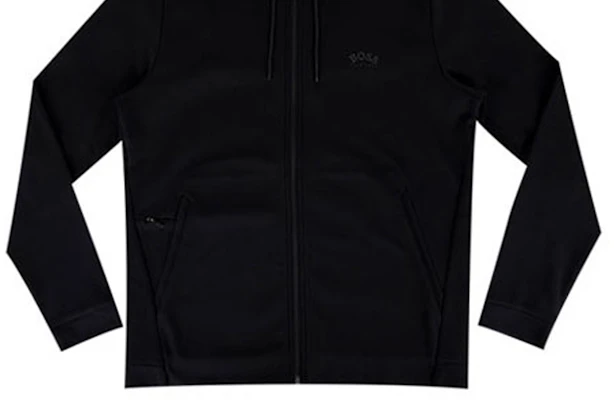 HUGO BOSS FW21 Black Logo Zipper Hoodie Jacket 50455083-001 Sizing HUGO BOSS FW21 Black Logo Zipper Hoodie Jacket 50455083-001
