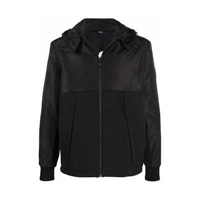 HUGO BOSS FW21 Black Zip-Up Hooded Jacket 50449638-001