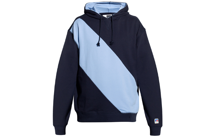 HUGO BOSS FW21 Colorblock Oversized Hoodie Men’s Blue 50455986-404