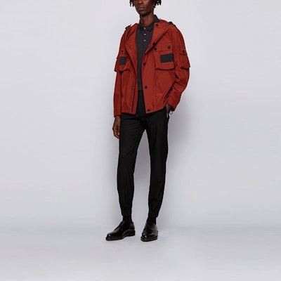 HUGO BOSS FW21 刺繡標誌男款長袖POLO衫 50391826-001 Lookbook HUGO BOSS FW21 刺繡標誌男款長袖POLO衫 50391826-001