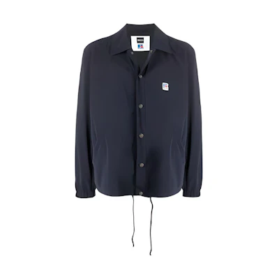 HUGO BOSS FW21 Lightweight Logo Jacket Shirt Blue 50455704-404