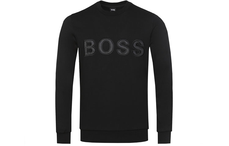 HUGO BOSS FW21 Logo Letter Casual Sweatshirt Blue - 50435831-009