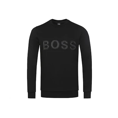 HUGO BOSS FW21 Logo Letter Casual Sweatshirt Blue - 50435831-009