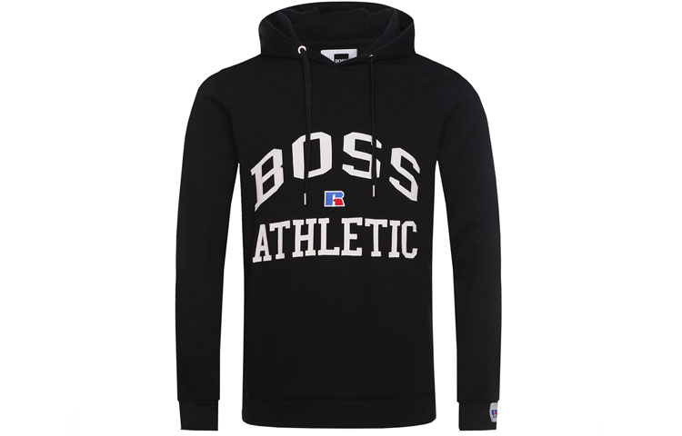 HUGO BOSS FW21 Logo Long-Sleeve Hoodie Men’s Black 50436295-001