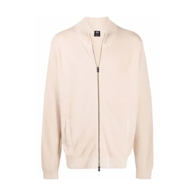 HUGO BOSS FW21 Solid Zip Jacket Beige 50452411-287