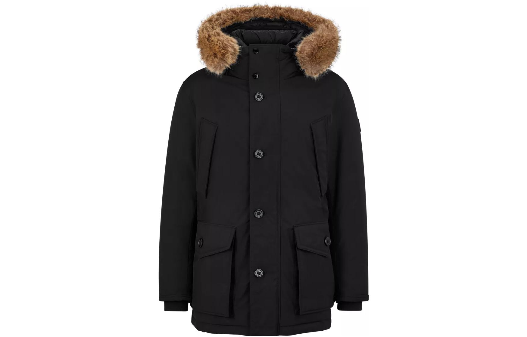 HUGO BOSS FW22  Black Hooded Down Jacket with Large Pockets. 50476899-001 圖 2