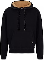HUGO BOSS FW22 Black Hoodie with Large Front Pocket 50477375-001 HUGO BOSS FW22 Black Hoodie with Large Front Pocket 50477375-001