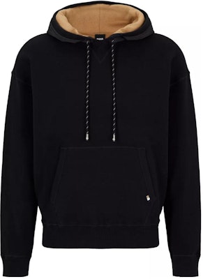 HUGO BOSS FW22 黑色連帽上衣大前口袋 50477375-001 Order HUGO BOSS FW22 黑色連帽上衣大前口袋 50477375-001