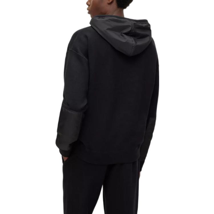 Purchase HUGO BOSS FW22 黑色連帽上衣大前口袋 50477375-001