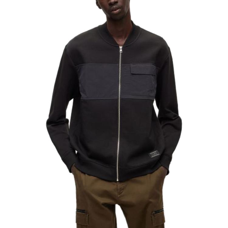 HUGO BOSS FW22  Black Long-Sleeve Jacket with Logo and Stitch Details 50475853-001 圖 4