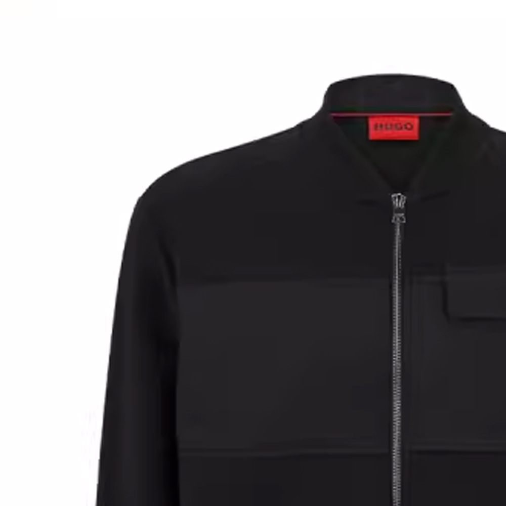 HUGO BOSS FW22  Black Long-Sleeve Jacket with Logo and Stitch Details 50475853-001 圖 6