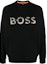 Buy HUGO BOSS FW22 黑色圓領印花標誌長袖上衣 50476140-001