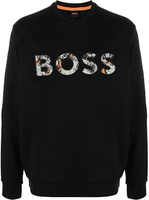 HUGO BOSS FW22 黑色圓領印花標誌長袖上衣 50476140-001 Order HUGO BOSS FW22 黑色圓領印花標誌長袖上衣 50476140-001
