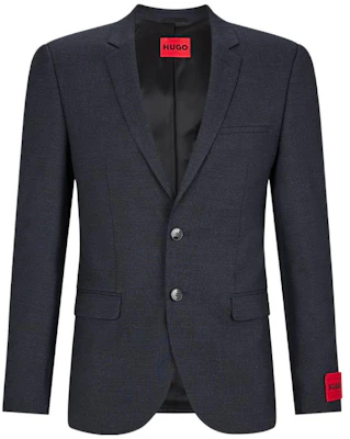 HUGO BOSS FW22 黑色西裝外套,袖標設計附品牌標誌。 50457151-403 Buy HUGO BOSS FW22 黑色西裝外套,袖標設計附品牌標誌。 50457151-403