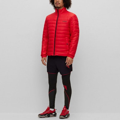 HUGO BOSS FW22 輕量純色拉鍊外套款式LOGO夾克。 50468719-693 Shop HUGO BOSS FW22 輕量純色拉鍊外套款式LOGO夾克。 50468719-693