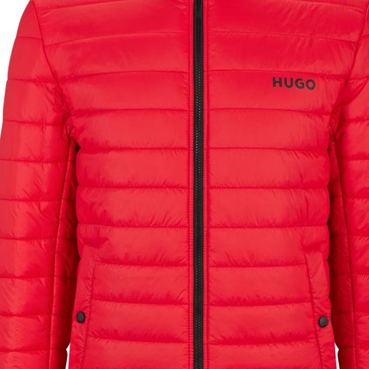 Sizing HUGO BOSS FW22 輕量純色拉鍊外套款式LOGO夾克。 50468719-693