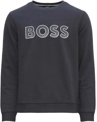 HUGO BOSS FW22 海軍藍純色字母印花衛衣. 50483018-402 Buy HUGO BOSS FW22 海軍藍純色字母印花衛衣. 50483018-402