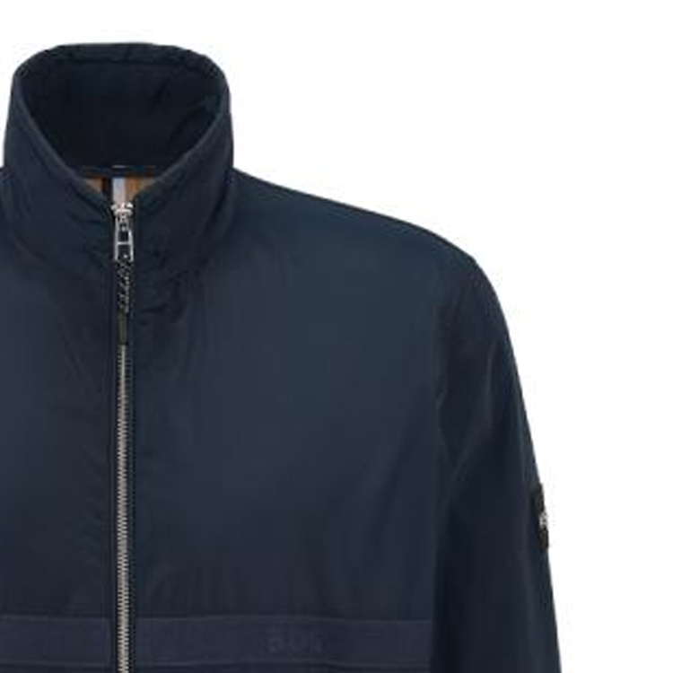 HUGO BOSS FW22  Solid Navy Zip Pocket Casual Long Sleeve Jacket 50482595-404 圖 7
